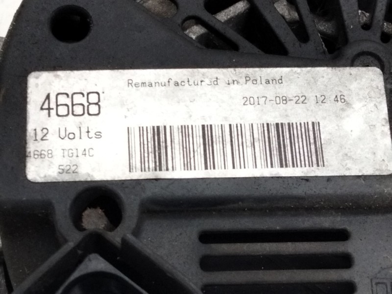 Recambio de alternador para seat toledo (kg3) 1.6 tdi referencia OEM IAM 4668  