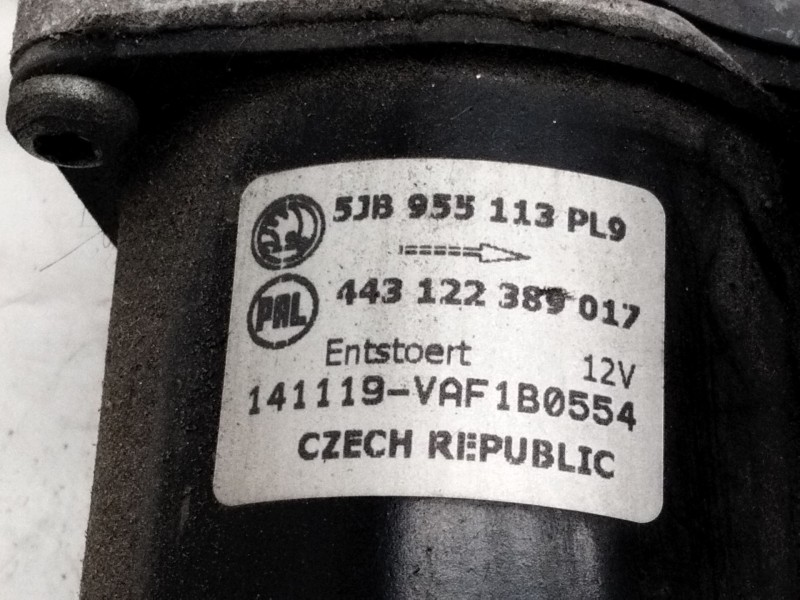 Recambio de motor limpia delantero para seat toledo (kg3) 1.6 tdi referencia OEM IAM 5B5955113PL9  