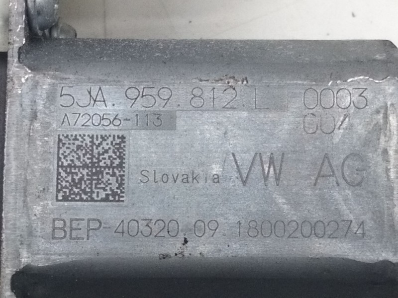 Recambio de elevalunas trasero derecho para seat toledo (kg3) 1.6 tdi referencia OEM IAM 5JA959812L  