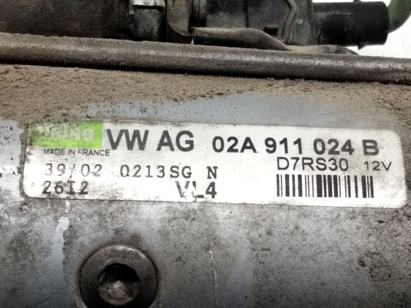 Recambio de motor arranque para seat leon (1m1) 1.9 tdi referencia OEM IAM 02A912024B  