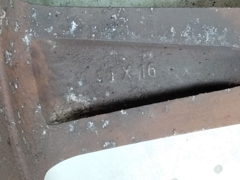 Recambio de llanta aluminio para kia sportage 1.7 crdi cat referencia OEM IAM 16-5-TORNILLOS  