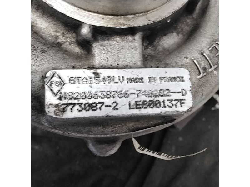 Recambio de turbocompresor para renault koleos dynamique pack2 referencia OEM IAM 6TAI549LV 7730872 