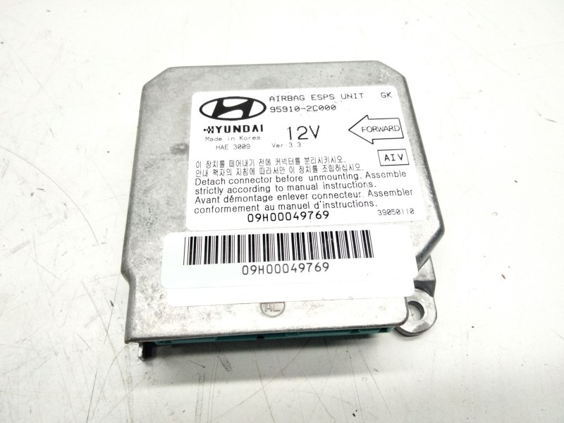Recambio de centralita airbag para hyundai santa fe (sm) 2.0 crdi cat referencia OEM IAM 959102C000  