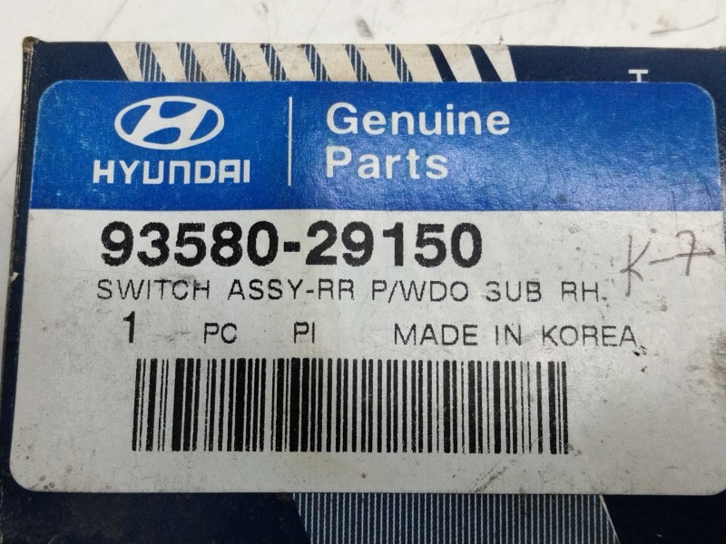 Recambio de mando elevalunas delantero derecho para hyundai elantra referencia OEM IAM 9358029150  