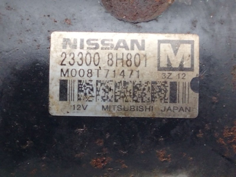 Recambio de motor arranque para nissan x-trail (t30) 2.2 dci diesel cat referencia OEM IAM 233008H801  