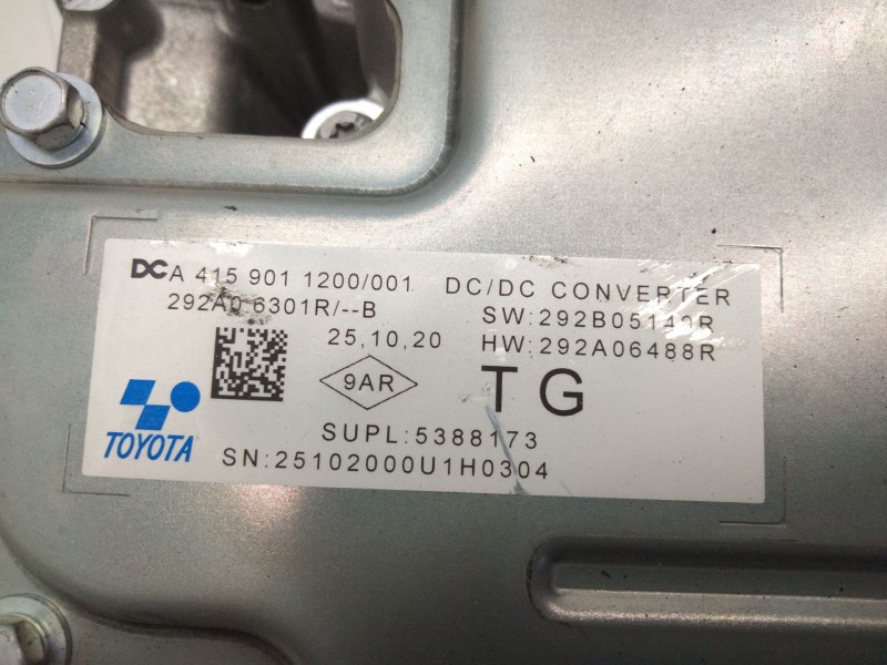 Recambio de convertidor de voltaje para renault arkana e-tech 1.6 hybrid referencia OEM IAM 292B015149R  