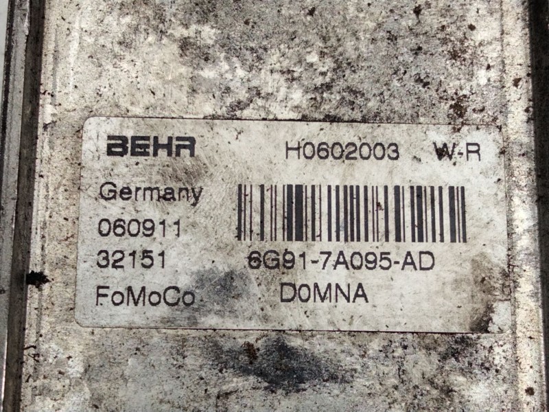 Recambio de enfriador aceite motor para volvo s80 berlina d5 executive referencia OEM IAM 8G927A095AD  