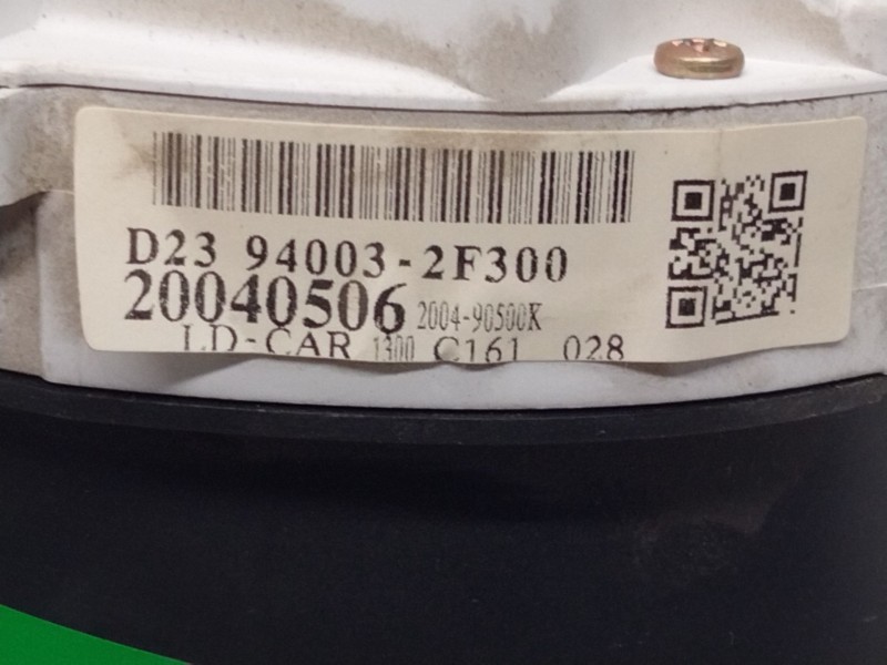 Recambio de cuadro instrumentos para kia cerato 2.0 ex crdi familiar (5-ptas.) referencia OEM IAM 940032F300  