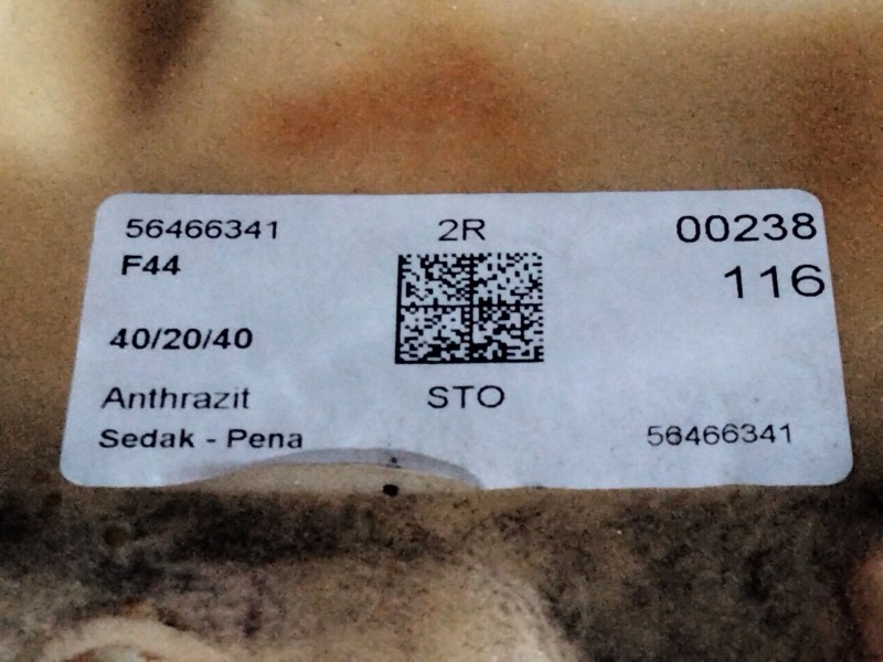 Recambio de juego asientos completo para bmw serie 2 gran coupe (f44) 218i referencia OEM IAM   