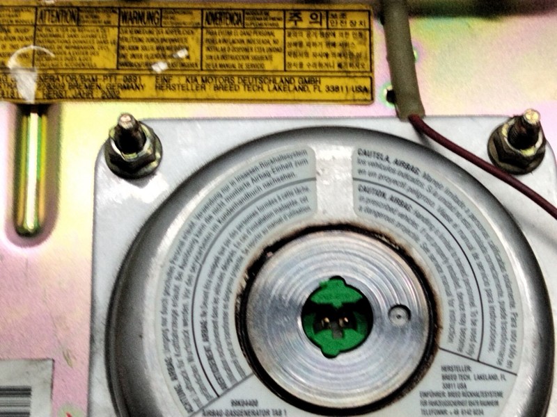 Recambio de airbag delantero izquierdo para kia carens 2.0 crdi ex monovolumen referencia OEM IAM RS56102D44  