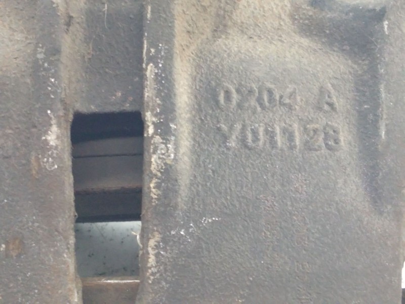 Recambio de pinza freno delantera izquierda para volkswagen polo berlina (6n1) 1.6 referencia OEM IAM 0204A  