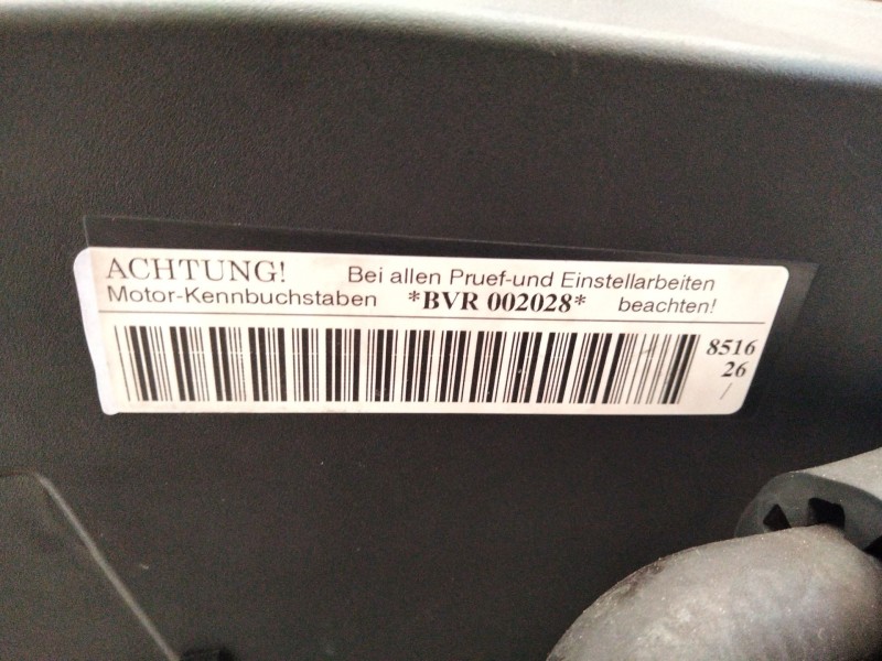 Recambio de motor completo para audi a3 (8l) 1.8 20v turbo referencia OEM IAM BVR  