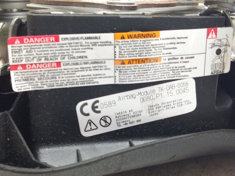 Recambio de airbag delantero izquierdo para honda cr-v (re) elegance referencia OEM IAM KIT59H  