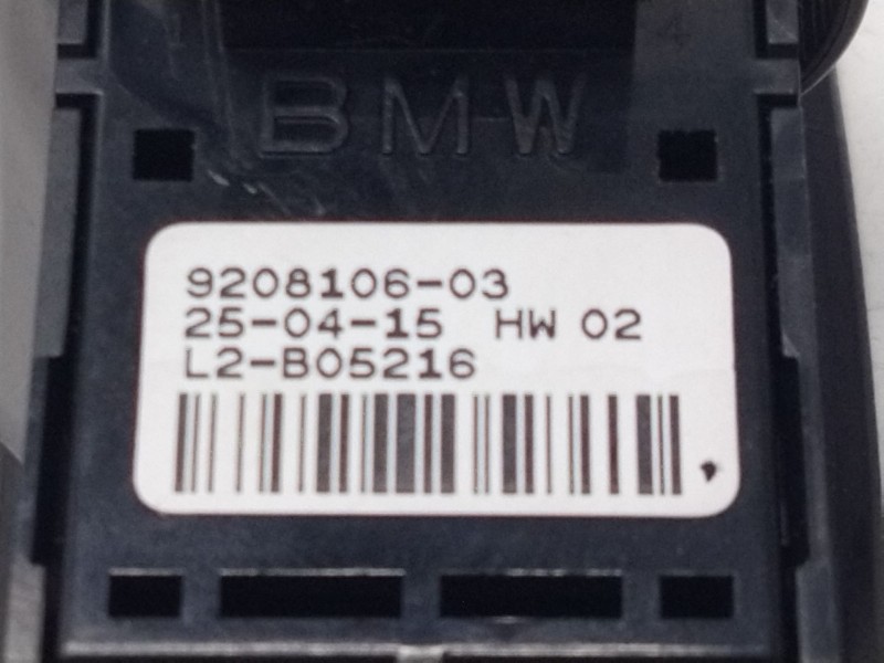 Recambio de mando elevalunas trasero derecho para bmw serie 1 lim. (f20/f21) referencia OEM IAM 920810603  