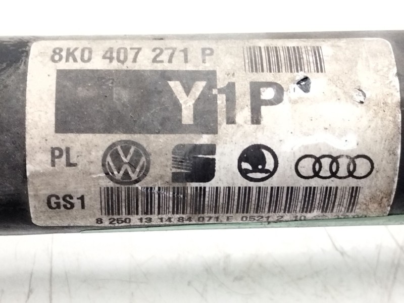 Recambio de transmision delantera izquierda para audi a4 berlina (8e) 2.0 tdi quattro (dpf) (103kw) referencia OEM IAM 8K0407271