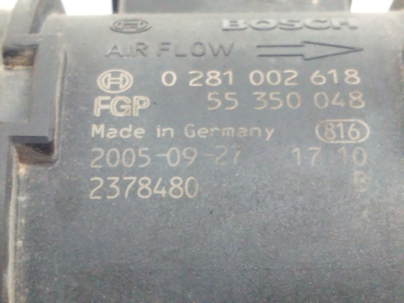 Recambio de caudalimetro para opel vectra c berlina cosmo referencia OEM IAM 55350048  