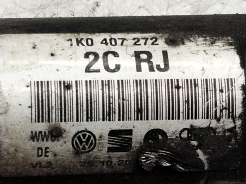 Recambio de transmision delantera derecha para skoda octavia berlina (1z3) 2.0 tdi dpf referencia OEM IAM 1K0407272CR  