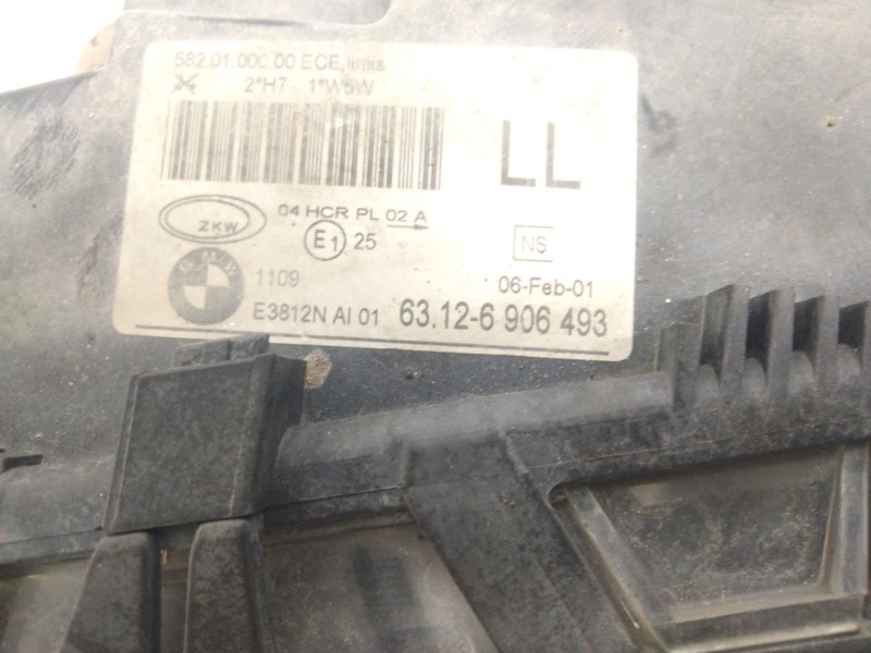 Recambio de faro izquierdo para bmw serie 3 berlina (e46) 320d referencia OEM IAM 6906493  