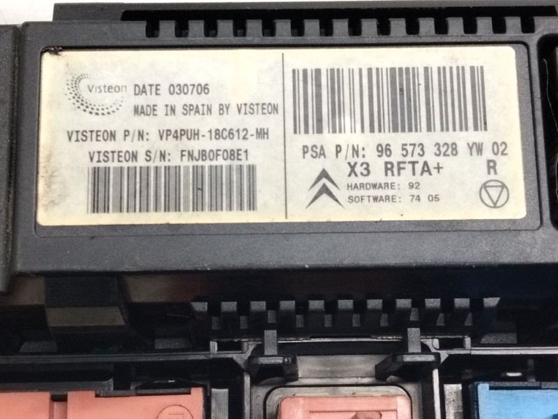 Recambio de mando calefaccion / aire acondicionado para citroen c5 berlina exclusive referencia OEM IAM 96573328  