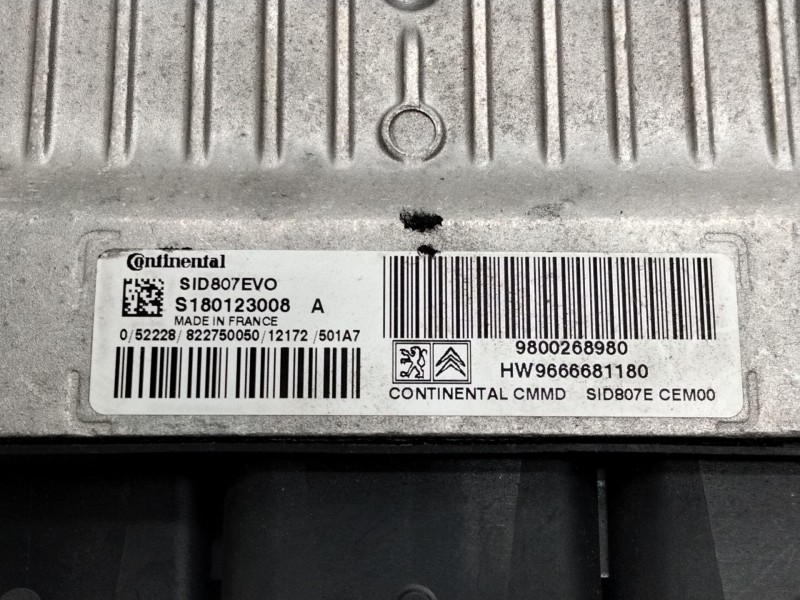 Recambio de centralita motor uce para peugeot 308 access referencia OEM IAM 9666681180  
