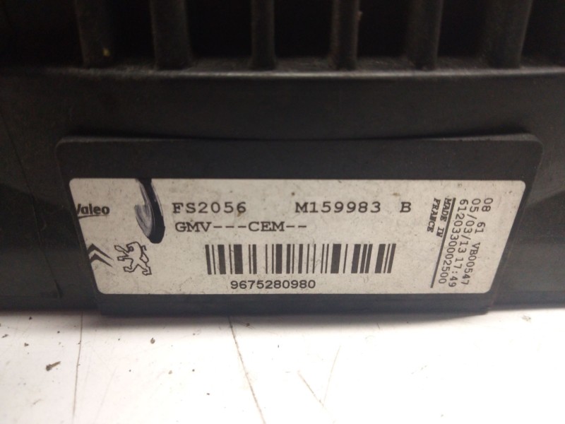 Recambio de electroventilador para citroen c-elysée referencia OEM IAM 9675280989  