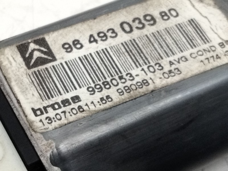 Recambio de elevalunas delantero izquierdo para citroen c5 berlina exclusive referencia OEM IAM 9649303980  
