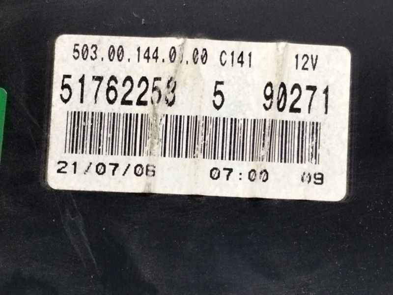 Recambio de cuadro instrumentos para fiat doblo (119) 1.9 8v dynamic / multijet dynamic plus (77kw) referencia OEM IAM 51762258 