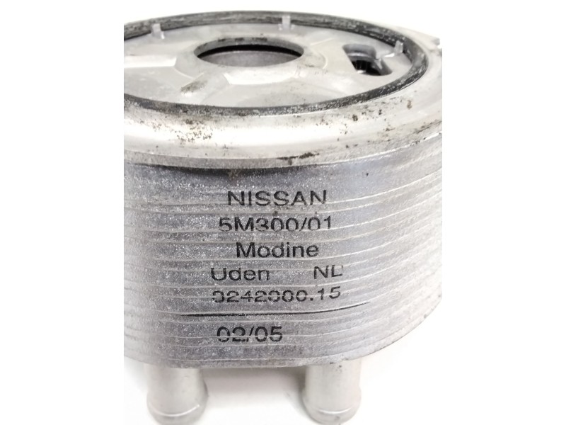 Recambio de enfriador aceite motor para nissan navara pick-up (d40m) 2.5 dci cat referencia OEM IAM 5M30001 324200015 
