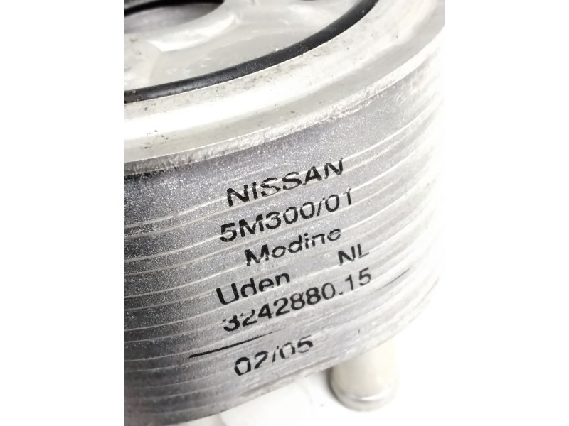 Recambio de enfriador aceite motor para nissan navara pick-up (d40m) 2.5 dci cat referencia OEM IAM 5M30001 324288015 