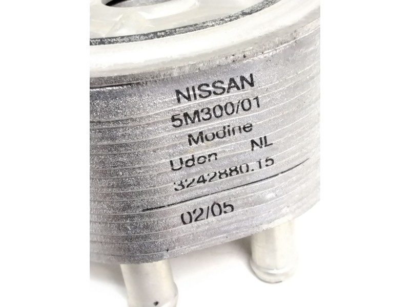 Recambio de enfriador aceite motor para nissan navara pick-up (d40m) 2.5 dci cat referencia OEM IAM 5M30001 324288015 