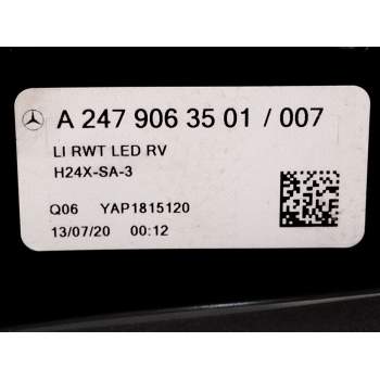 Recambio de piloto trasero izquierdo porton para mercedes-benz gla (h247) gla 200 (247.787) referencia OEM IAM A2479063501  