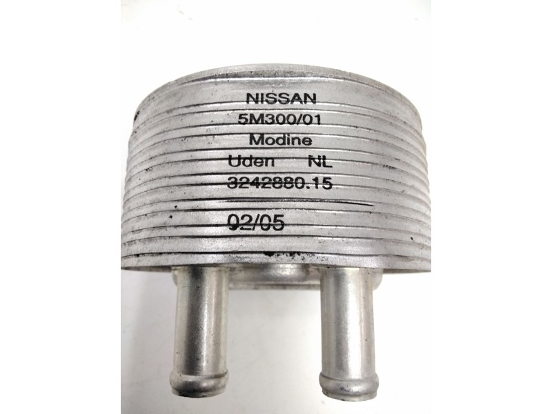 Recambio de enfriador aceite motor para nissan navara pick-up (d40m) 2.5 dci cat referencia OEM IAM 5M30001 324288015 