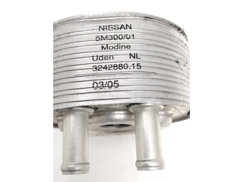 Recambio de enfriador aceite motor para nissan navara pick-up (d40m) 2.5 dci cat referencia OEM IAM 5M30001 324288015 