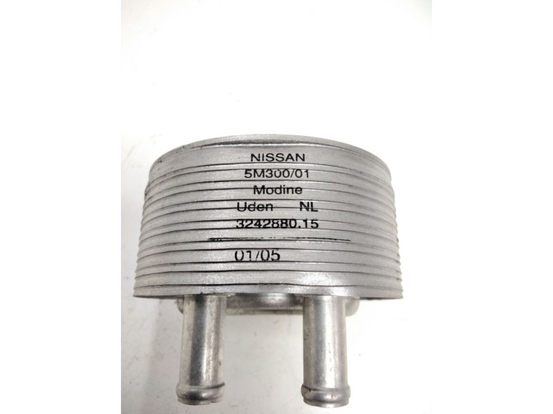 Recambio de enfriador aceite motor para nissan navara pick-up (d40m) 2.5 dci cat referencia OEM IAM 5M30001 324288015 