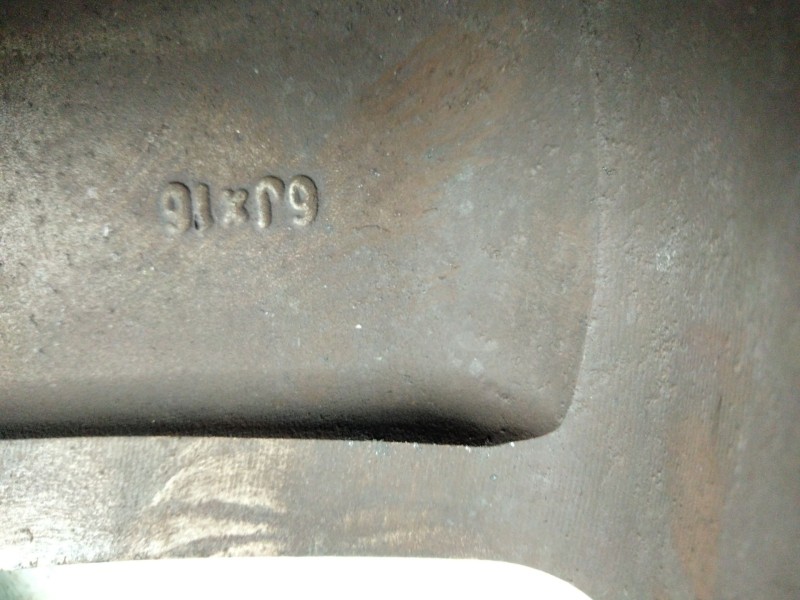 Recambio de llanta aluminio para chevrolet epica 2.0 diesel cat referencia OEM IAM 16-4-TORNILLOS ET49 