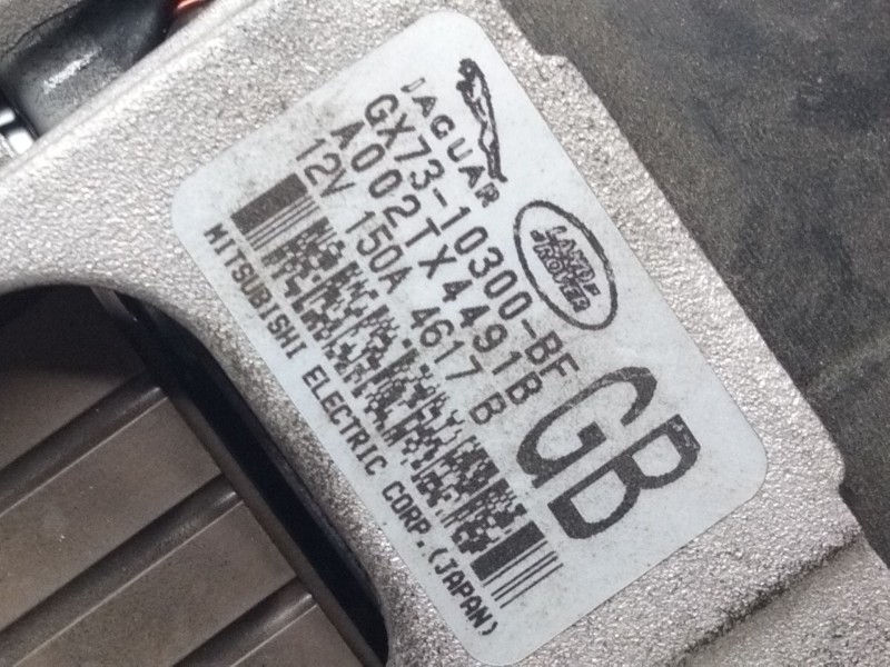 Recambio de alternador para land rover velar referencia OEM IAM GX7310300BF  