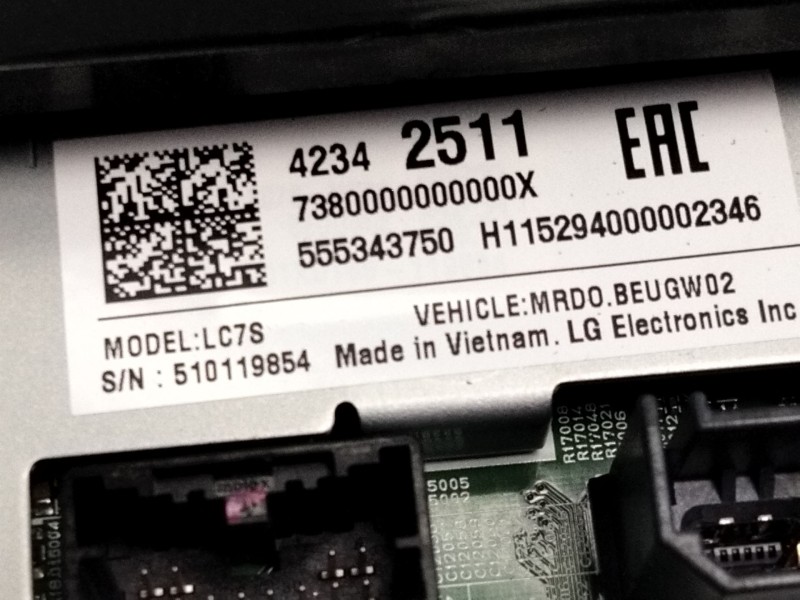 Recambio de sistema audio / radio cd para opel astra k lim. 5türig referencia OEM IAM 42342511  