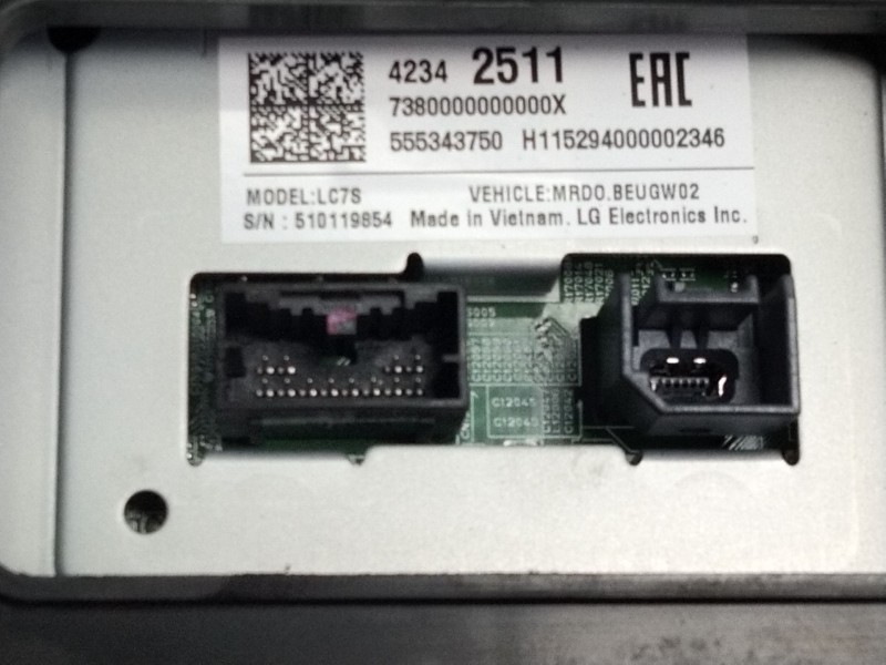 Recambio de sistema audio / radio cd para opel astra k lim. 5türig referencia OEM IAM 42342511  