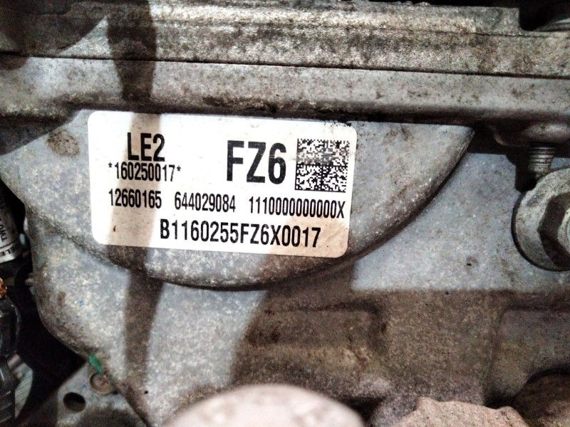 Recambio de motor completo para opel astra k lim. 5türig referencia OEM IAM LE2  