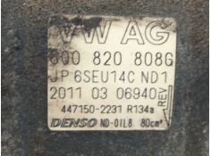 Recambio de compresor aire para skoda fabia (5j2 ) 1.2 referencia OEM IAM 8Q0820808G   2