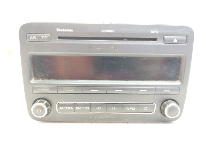 Recambio de sistema audio / radio cd para skoda fabia (5j2 ) 1.2 referencia OEM IAM 5J0035161C  
