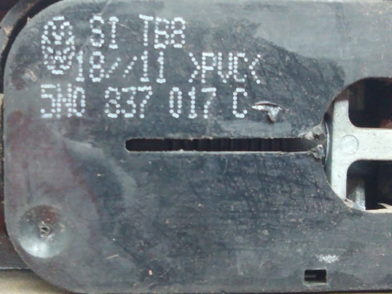 Recambio de maneta exterior delantera derecha para skoda fabia (5j2 ) 1.2 referencia OEM IAM 5N0837017C  