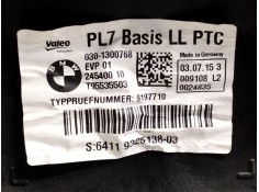 Recambio de calefaccion entera normal para bmw serie 1 lim. (f20/f21) referencia OEM IAM 932513803   2