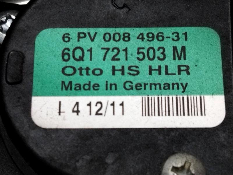 Recambio de pedal acelerador para skoda fabia (5j2 ) 1.2 referencia OEM IAM 6Q1721503M  