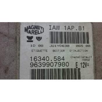 Recambio de centralita motor uce para citroën saxo 1.4 referencia OEM IAM IAW1AP81 9639907980 16340584