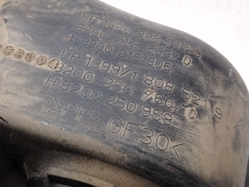 Recambio de caja filtro de aire para renault modus confort dynamique referencia OEM IAM 8200212533D  