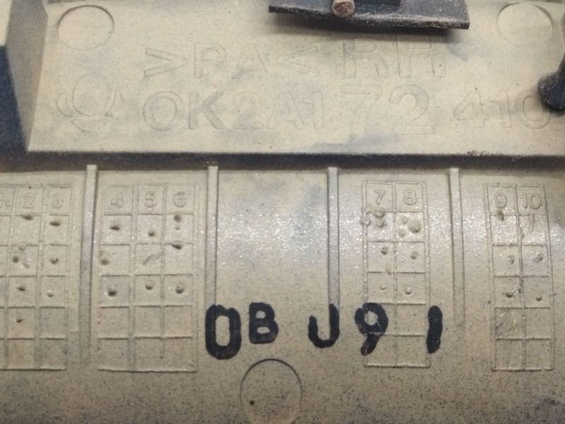 Recambio de maneta exterior trasera derecha para kia sephia ll 1.5 cat referencia OEM IAM OK24172410  