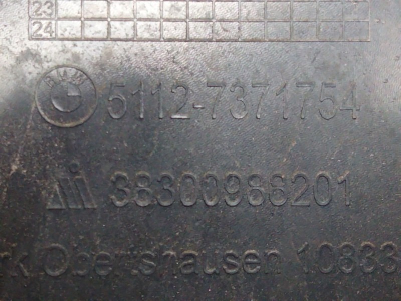 Recambio de soporte paragolpes trasero derecho para bmw serie 1 lim. (f20/f21) referencia OEM IAM 51127371754  