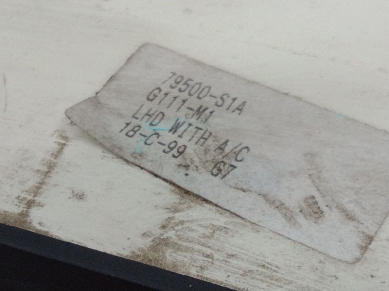 Recambio de mando calefaccion / aire acondicionado para honda accord berlina (cg7-9/ch1-7) referencia OEM IAM 79500S1A  