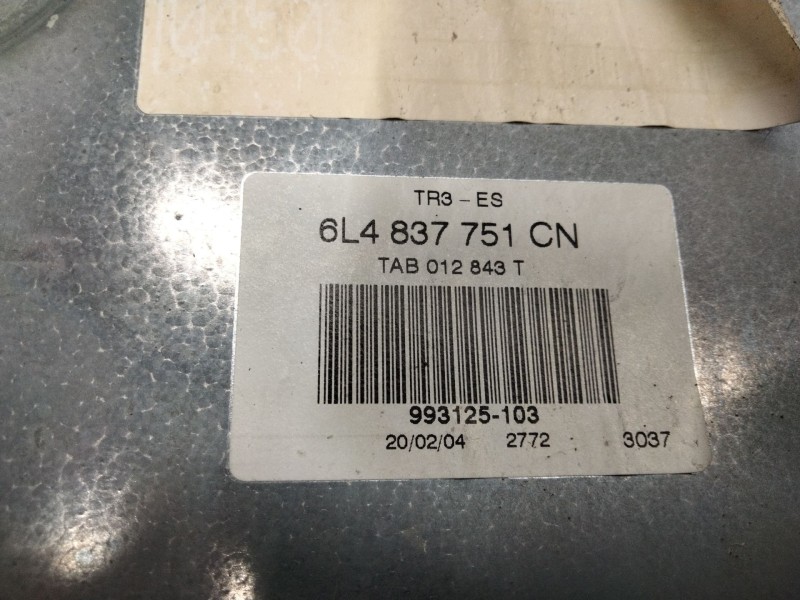 Recambio de elevalunas delantero izquierdo para seat cordoba berlina (6l2) fresh referencia OEM IAM 6L4847751CN  